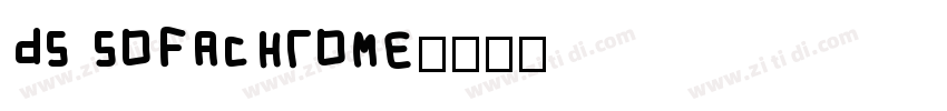 DS Sofachrome字体转换